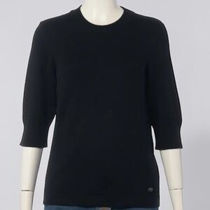 Chanel Gripoix P55 Cashmere Short Sleeve Knitwear Size 38